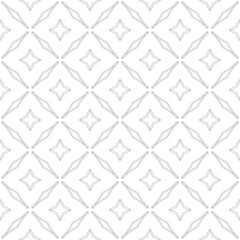 Abstract Seamless pattern with  black white diagonal lines. Rhomboid scales. Optical illusion effect. Geometric tile in op art. Vector illusive background. Futuristic vibrant design.Graphic modern.