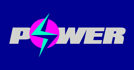  Power logo design. Flash lightning Thunderbolt Energy representing high power Logo design vector element. Logo, icon, emblem, S, sign, symbol  concept for logo design. - obrazy, fototapety, plakaty