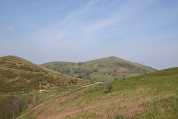 Obraz premium a view of the Malvern hills near Worcestershire beacon 