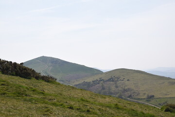 a view of the Malvern hills near Worcestershire beacon 