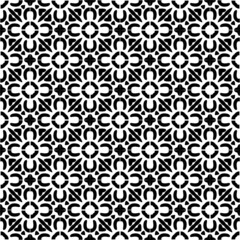 Fototapeta premium Simple Black geometric seamless pattern.Subtle monochrome background, simple repeat texture. Design for prints, decoration, web, textile.Vector minimalist background.Abstract monochrome ornament.