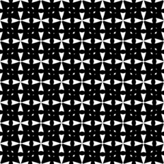 Abstract Black White seamless pattern. Modern geometric texture. Repeating abstract background. Polygonal linear grid from striped elements.A seamless background. Black geometric modern Pattern.