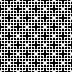 Abstract Black White seamless pattern. Modern geometric texture. Repeating abstract background. Polygonal linear grid from striped elements.A seamless background. Black geometric modern Pattern.