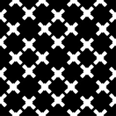 Fototapeta na wymiar Abstract Geometric Background Design.Seamless Black and White Chaotic Pattern.Irregular Tangled Shapes.Modern stylish abstract texture. Repeating geometric tiles from striped elements.Linear graphic.