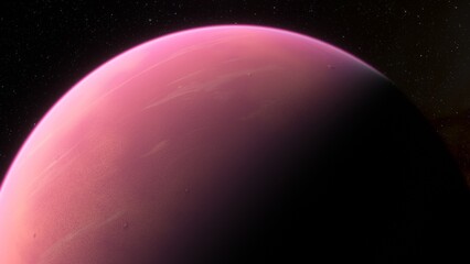 Planets and galaxy, science fiction wallpaper