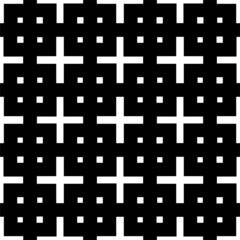 Obraz premium Abstract Geometric Background Design.Seamless Black and White Chaotic Pattern.Irregular Tangled Shapes.Modern stylish abstract texture. Repeating geometric tiles from striped elements.Linear graphic.