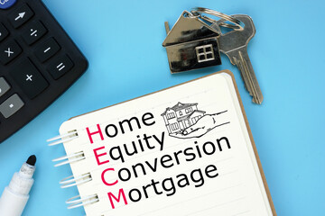 Home Equity Conversion Mortgage HECM is shown using the text