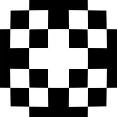 Fototapeta na wymiar Abstract geometric seamless pattern.Modern geometric background with Bold Lines.seamless Russian style black Geometric background.Tile seamless pattern. Black and white geometric background.