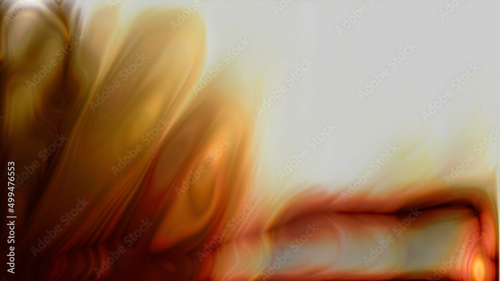 Poster abstract smooth liquid shape with colors diffusion. motion. fluid flowing silk texture with ripples 