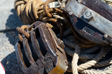 poulie de bateau à voile