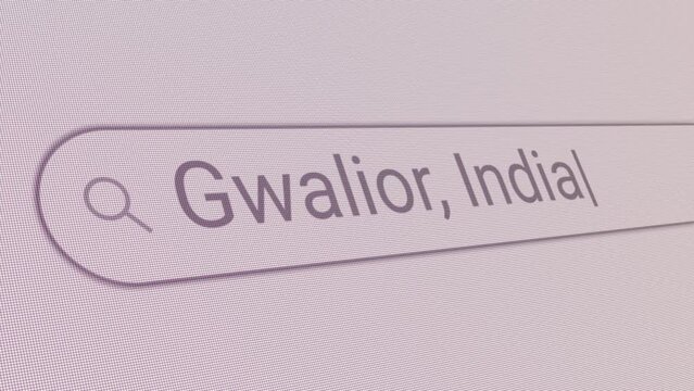 Search Bar Gwalior India 
Close Up Single Line Typing Text Box Layout Web Database Browser Engine Concept
