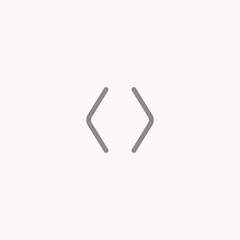 Left and right arrow vector icon sign symbol