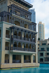 Obraz premium United arab emirates capital city dubai city center dubai mall burj khalifa