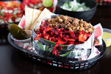 Papa asada mixta