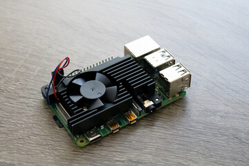 Raspberry Pi Microcomputer Processor for Electrical Engineering and GPIO - obrazy, fototapety, plakaty