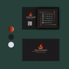 creative black business card design, visiting card design