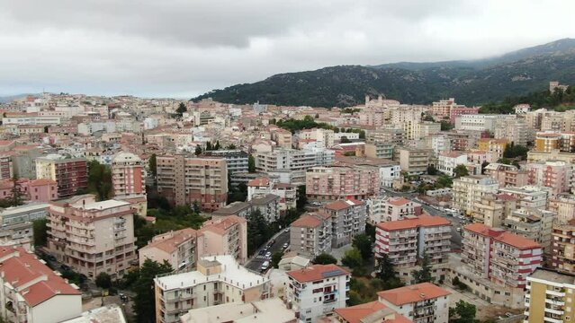 view of the city of Nuoro
