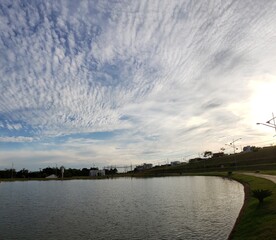 many clouds in the Brazil sky