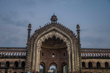 Rumi Darwaza also known as Turkish gate In Lucknow is an ancient Awadhi architecture fort - obrazy, fototapety, plakaty