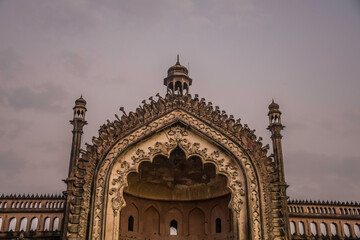 Rumi Darwaza also known as Turkish gate In Lucknow is an ancient Awadhi architecture fort