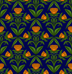 Fllowers pattern background