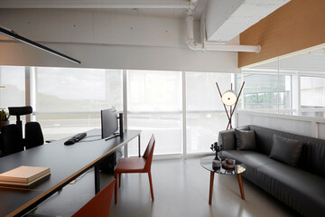 Modern simple and comfortable office interior