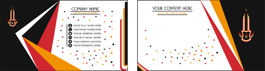 business card design 