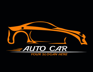 auto car logo vector design