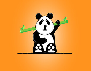 panda logo design