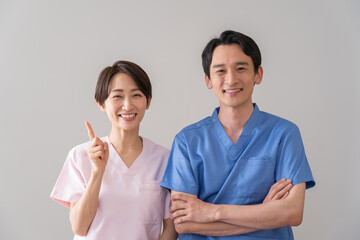 医療イメージ・男女