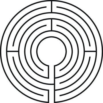 Circle maze design
