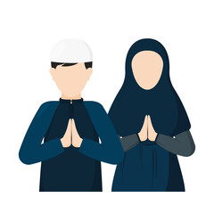 Eid Al Fitr Mubarak Muslim Illustration Vector Icon Clipart