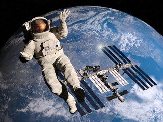 宇宙空間からみた地球 © Binary Epic Inc.