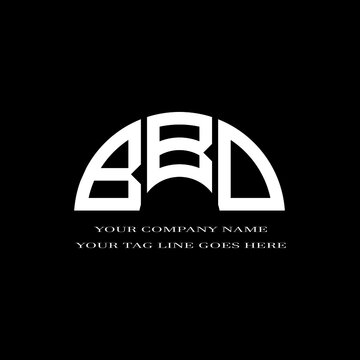 BBD letter logo creative design with vector graphic