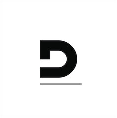 d letter logo design, d icon design, d vector logo.