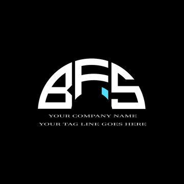 BFS letter logo creative design with vector graphic