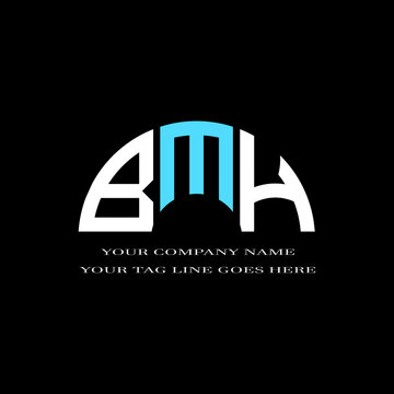 BMH letter logo creative design with vector graphic