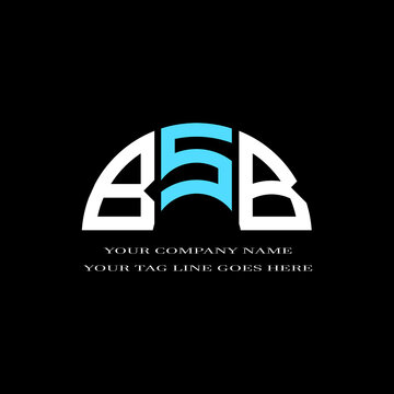 BSB letter logo creative design with vector graphic