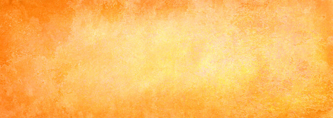 Old yellow orange vintage background texture grunge, autumn or fall warm colors in distressed antique stone wall or metal rust with elegant design for product display