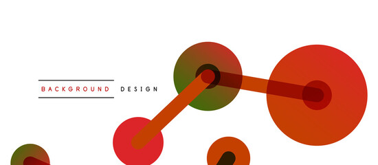 Network concept abstract background. Dots connection. Big data idea. Business template for wallpaper, banner, background or landing