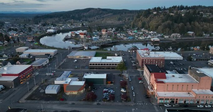 Coastal Town in Washington State Hoquiam in Grays Harbor County