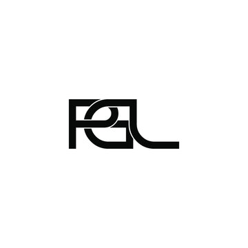 pgl letter original monogram logo design