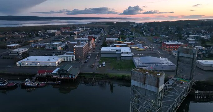 Coastal Town in Washington State Hoquiam in Grays Harbor County