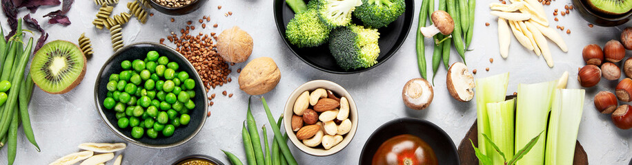 Food sources of plant based diet.