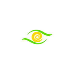 illustration logo eyes icon templet