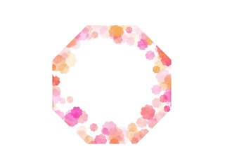 Flowers Frame Background Illustration