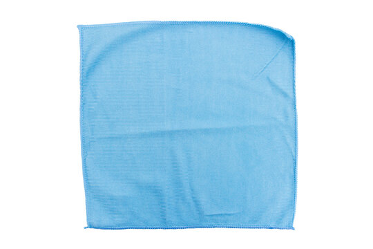 Microfiber cloth on a white background