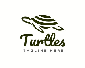 abstract turtles animal logo icon template illustration inspiration