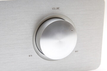 Sound amplifier on a white background