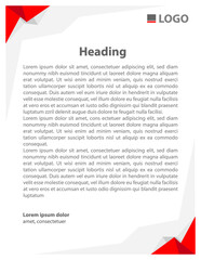 Abstract Letterhead Template